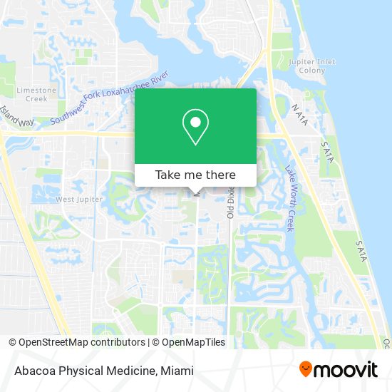 Abacoa Physical Medicine map