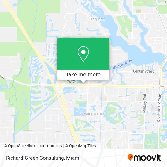 Richard Green Consulting map