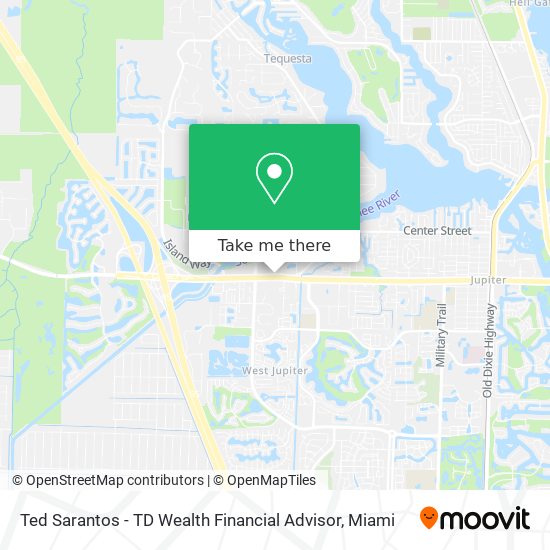 Ted Sarantos - TD Wealth Financial Advisor map