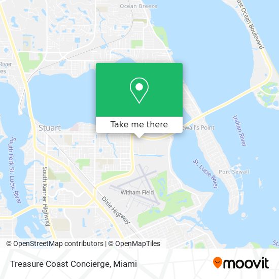 Treasure Coast Concierge map