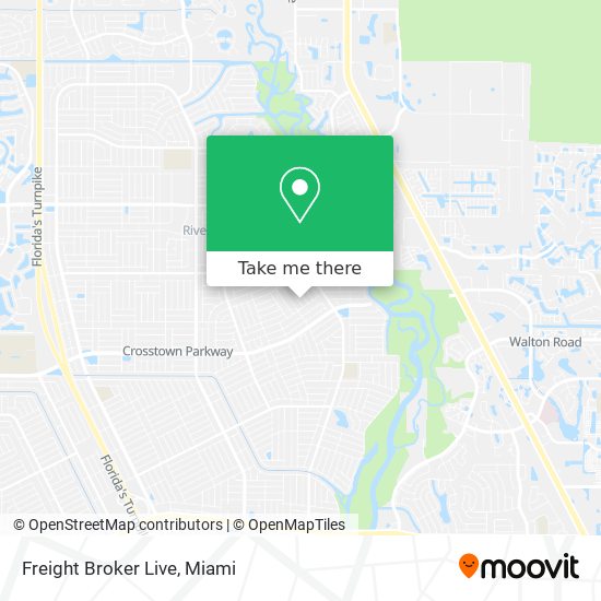 Freight Broker Live map