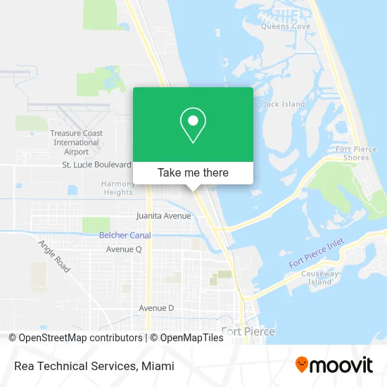 Rea Technical Services map