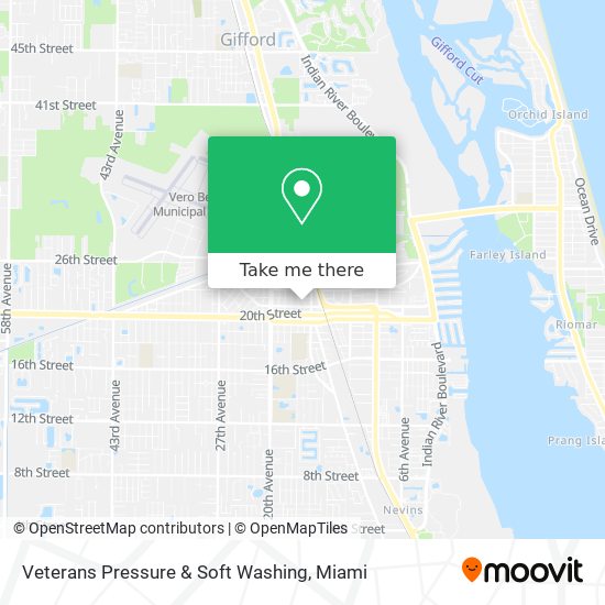 Veterans Pressure & Soft Washing map
