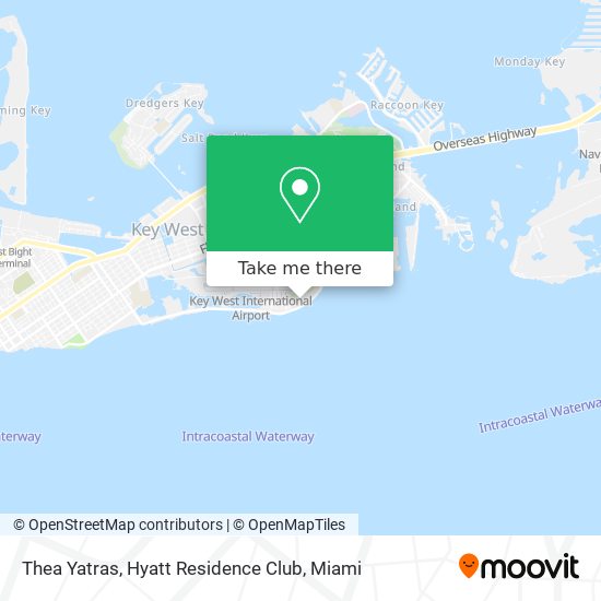 Mapa de Thea Yatras, Hyatt Residence Club