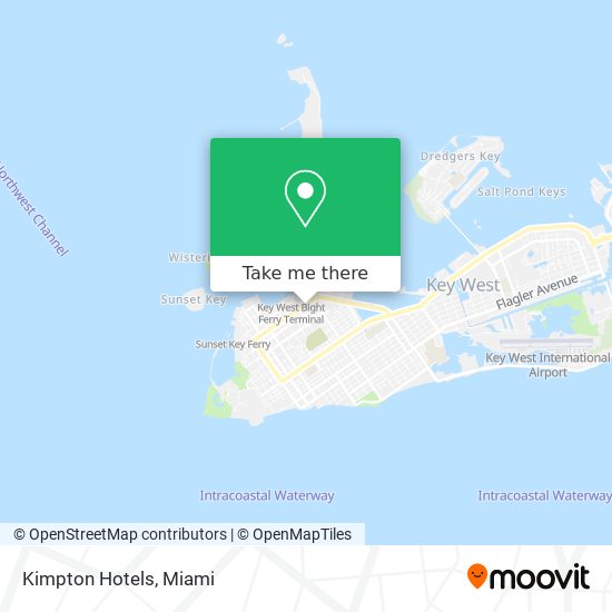 Mapa de Kimpton Hotels