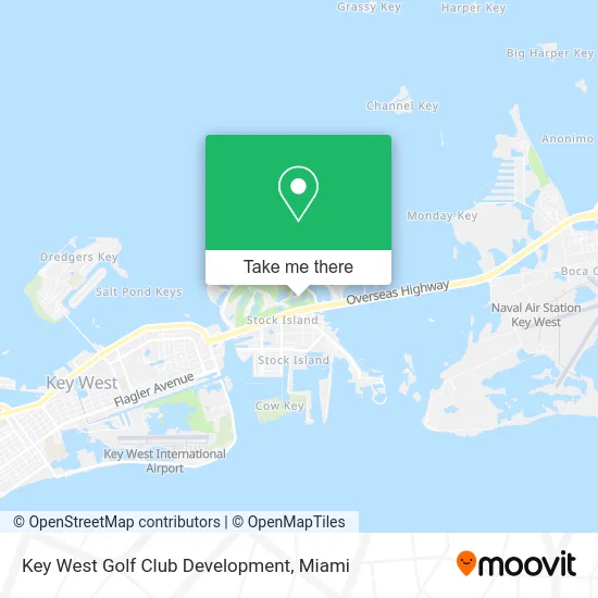 Key West Golf Club Development map