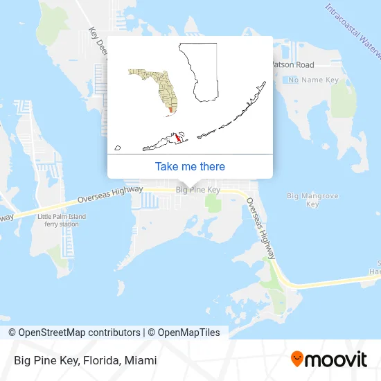 Big Pine Key, Florida map