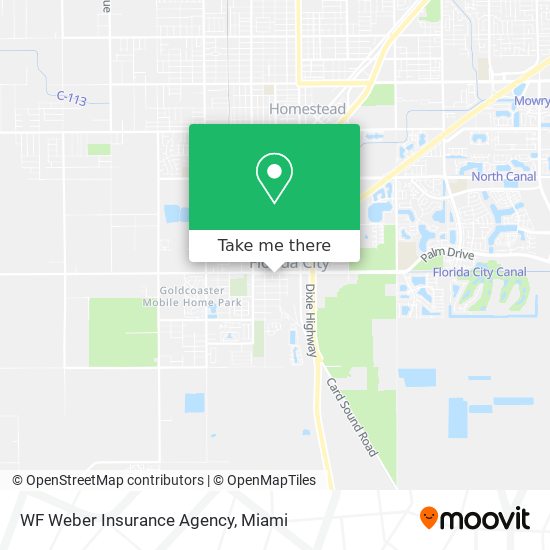 WF Weber Insurance Agency map