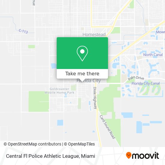 Central Fl Police Athletic League map