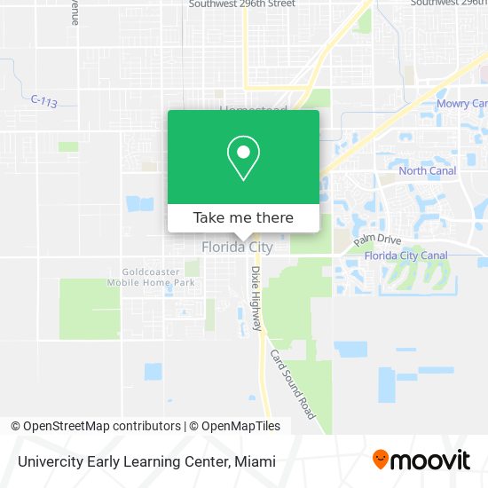 Mapa de Univercity Early Learning Center