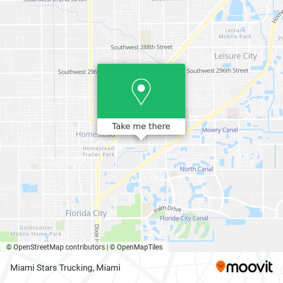 Miami Stars Trucking map