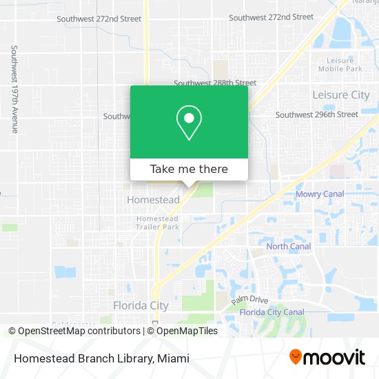 Mapa de Homestead Branch Library