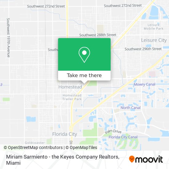 Miriam Sarmiento - the Keyes Company Realtors map