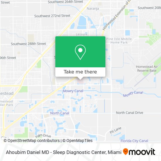 Ahoubim Daniel MD - Sleep Diagnostic Center map