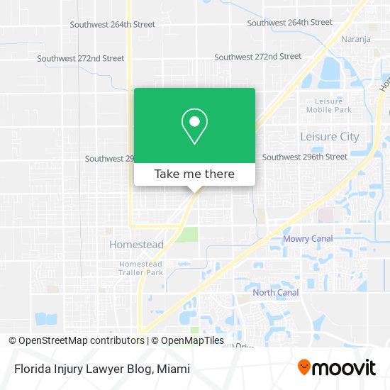 Florida Injury Lawyer Blog map