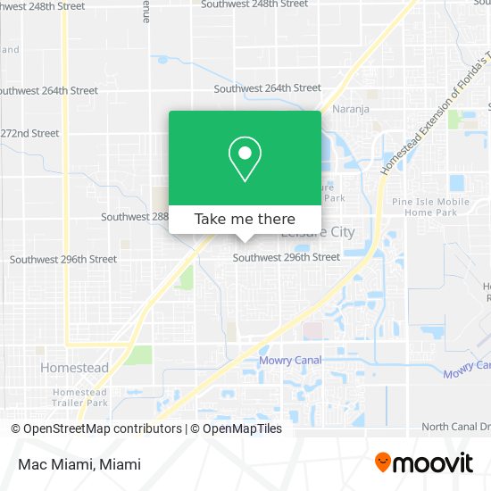 Mapa de Mac Miami