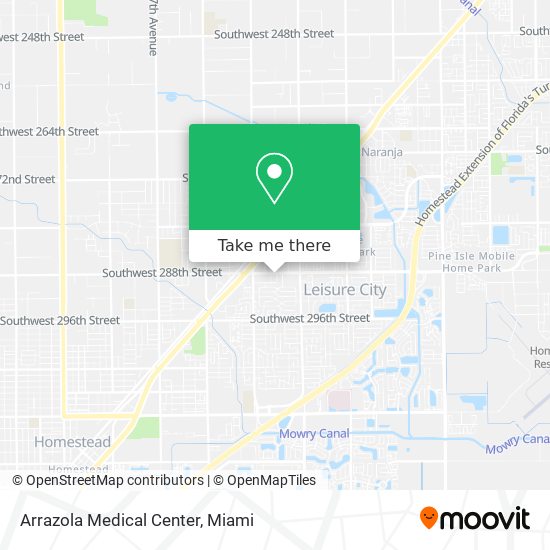 Arrazola Medical Center map