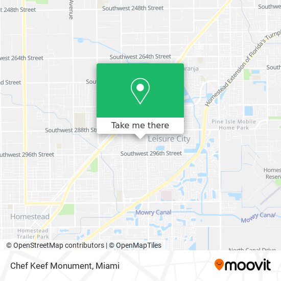 Chef Keef Monument map