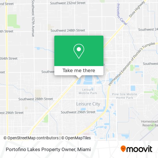 Portofino Lakes Property Owner map