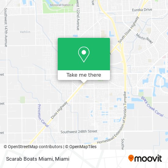 Scarab Boats Miami map