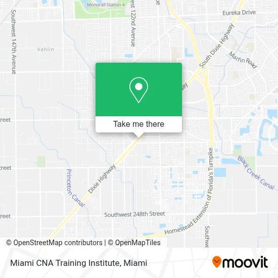 Miami CNA Training Institute map