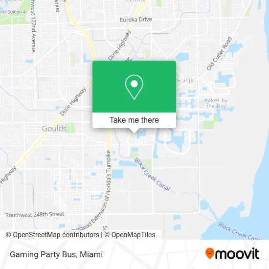 Gaming Party Bus map