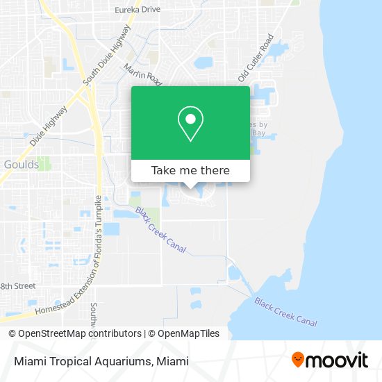 Mapa de Miami Tropical Aquariums