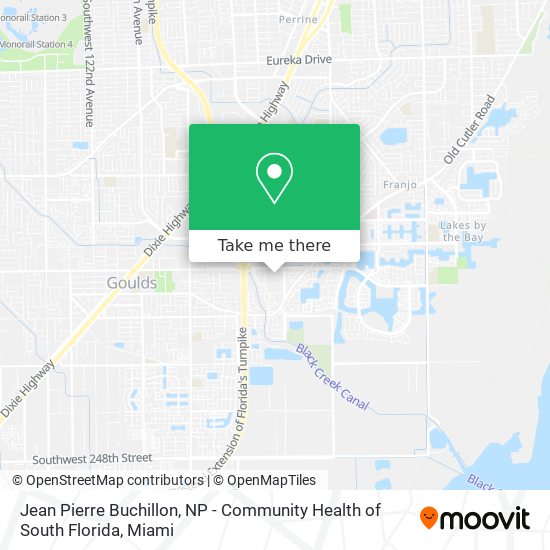 Jean Pierre Buchillon, NP - Community Health of South Florida map