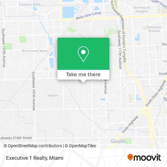 Executive 1 Realty map