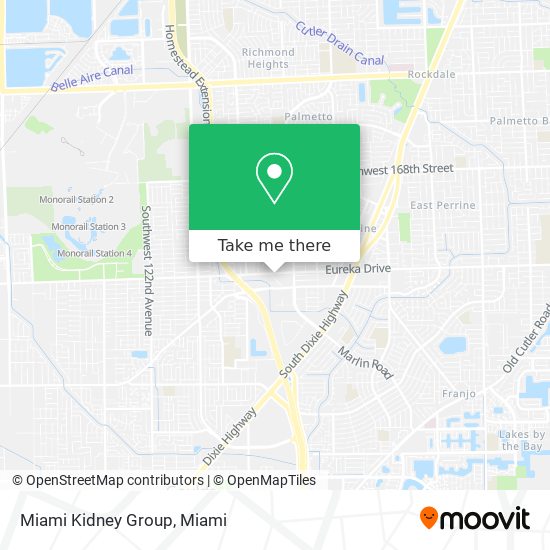 Mapa de Miami Kidney Group
