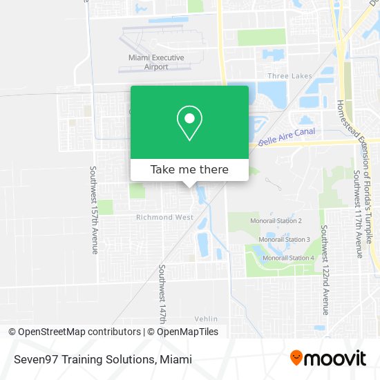 Seven97 Training Solutions map