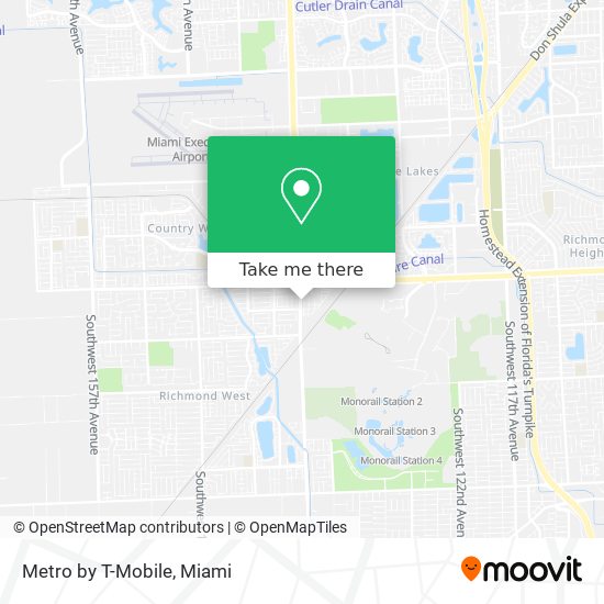 Metro by T-Mobile map