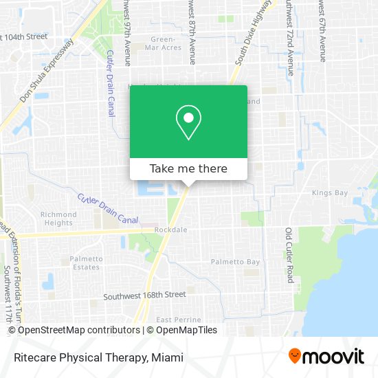 Ritecare Physical Therapy map