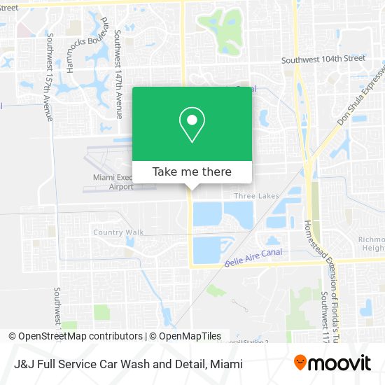 Mapa de J&J Full Service Car Wash and Detail