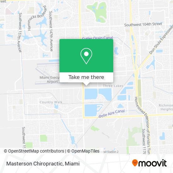 Masterson Chiropractic map