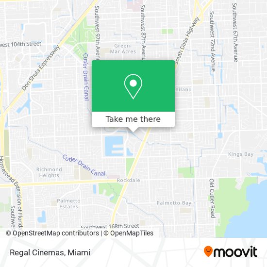 Mapa de Regal Cinemas