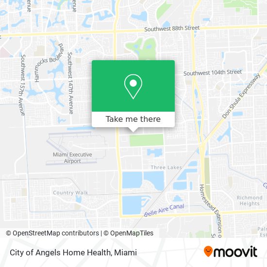 City of Angels Home Health map