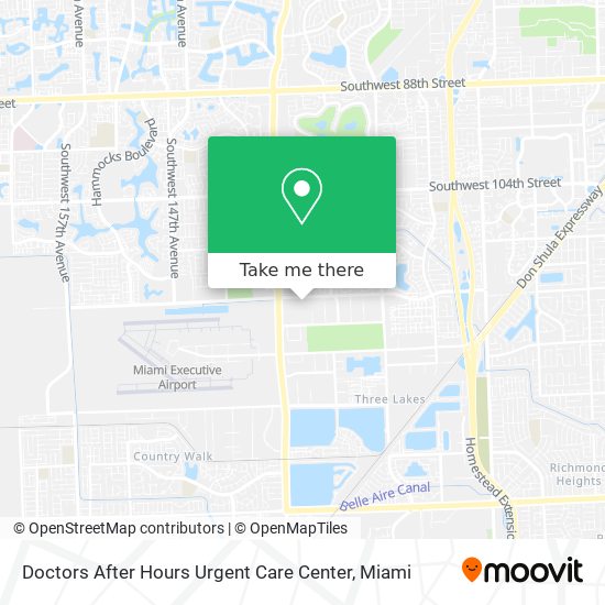 Mapa de Doctors After Hours Urgent Care Center