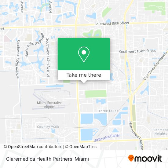Claremedica Health Partners map