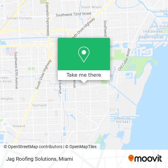 Jag Roofing Solutions map