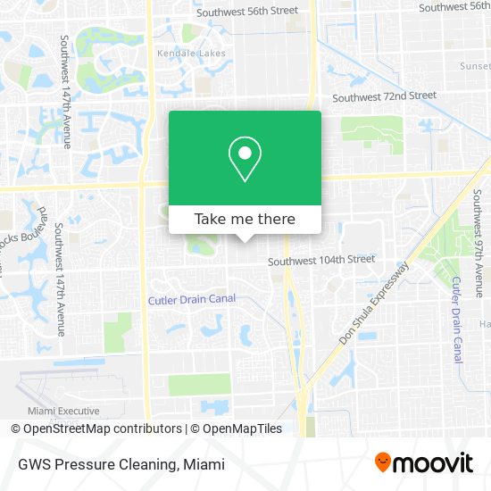 Mapa de GWS Pressure Cleaning