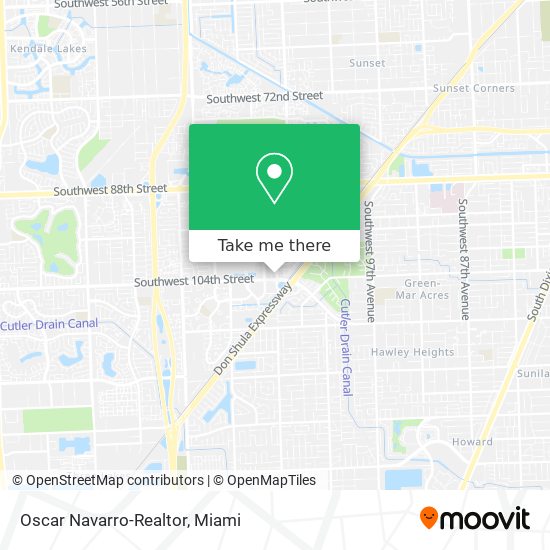 Mapa de Oscar Navarro-Realtor