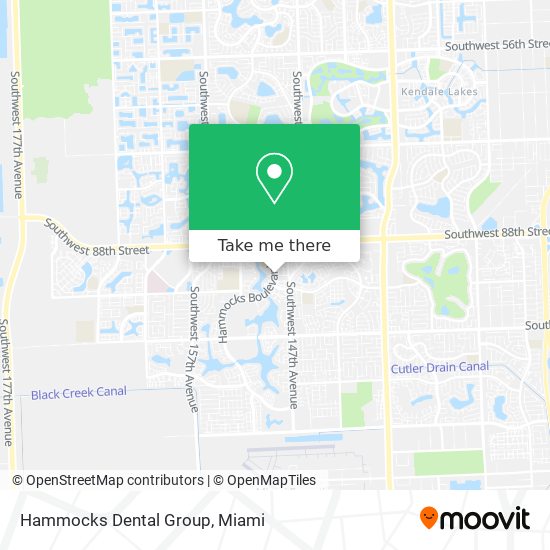 Hammocks Dental Group map