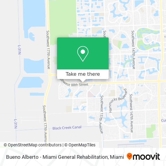 Bueno Alberto - Miami General Rehabilitation map