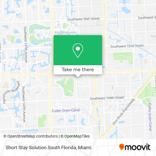 Short Stay Solution South Florida map