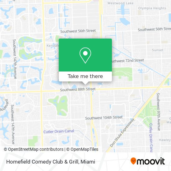 Mapa de Homefield Comedy Club & Grill