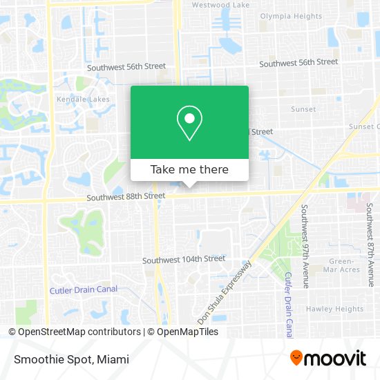 Smoothie Spot map