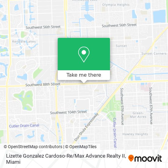 Lizette Gonzalez Cardoso-Re / Max Advance Realty II map