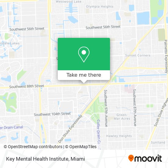 Mapa de Key Mental Health Institute