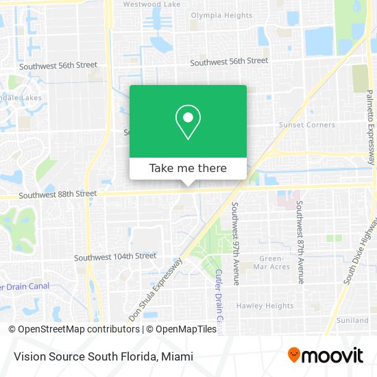 Vision Source South Florida map